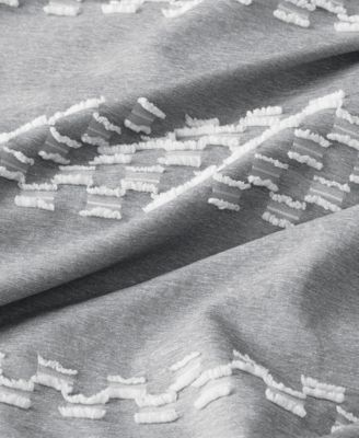 Drew 5-Pc. Clipped Jacquard Comforter Set