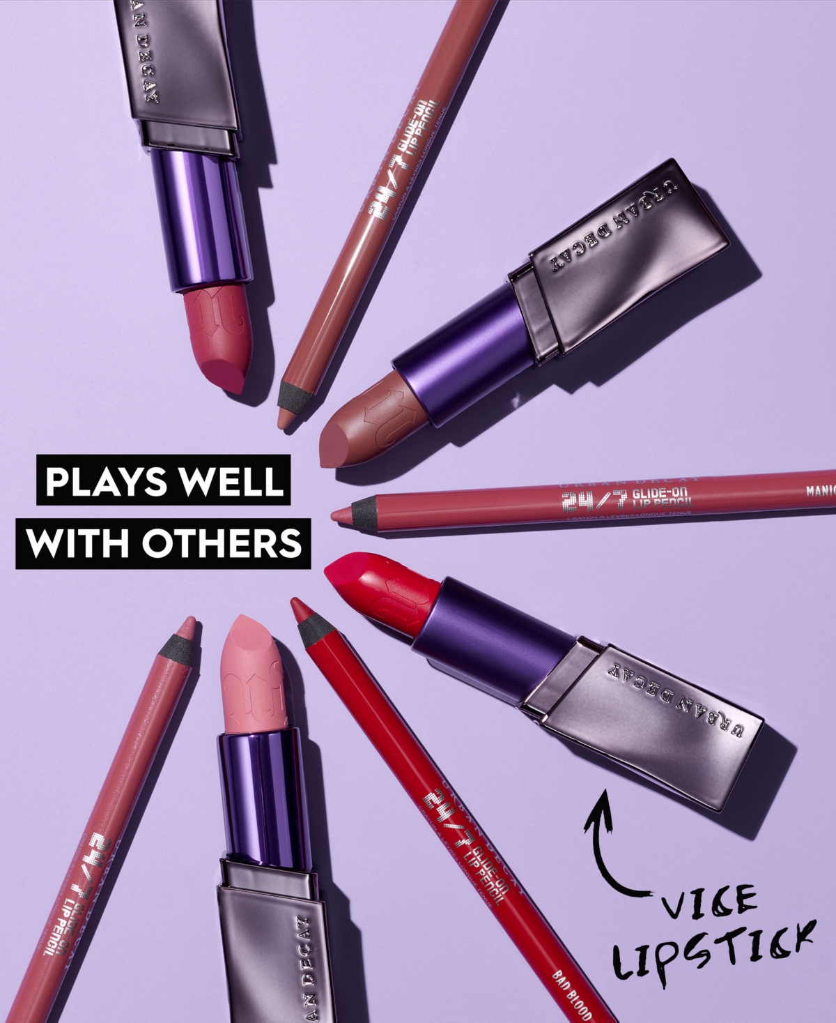 Urban Decay Vice 24/7 Glide-On Lip Liner Pencil -(nude pink)