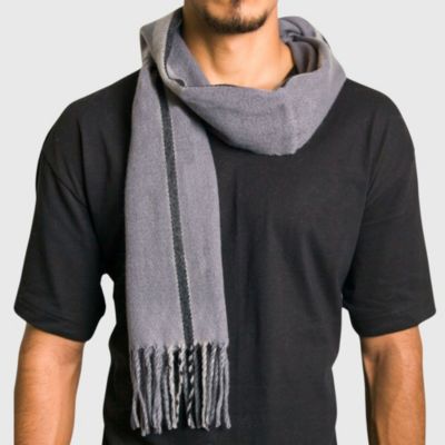 Men's Scarf Soft 80 Inch Long Warm Scarves Plaids Winter Shawl