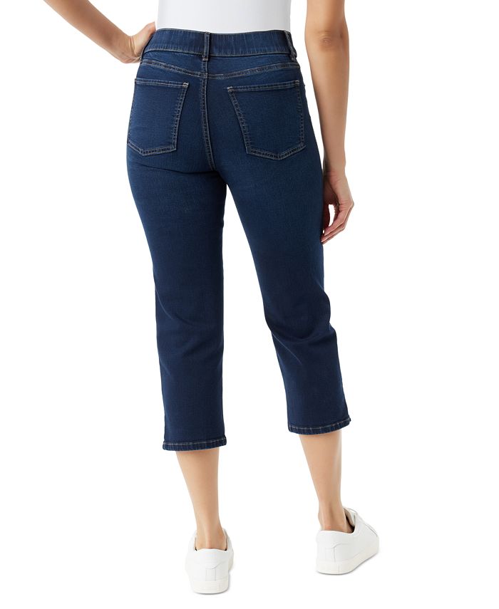 Gloria Vanderbilt Women's Shape Effect PullOn Capri Jeans Macy's