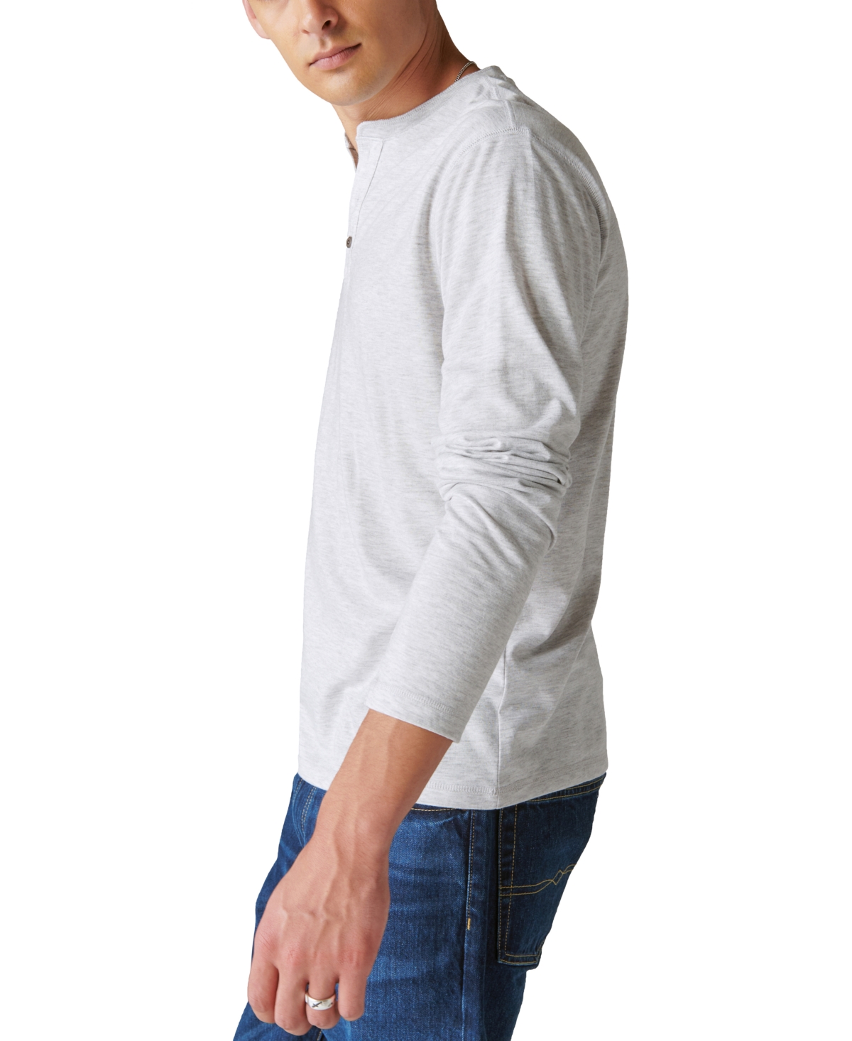 Lucky Brand Men's Long-Sleeve Henley T-Shirt