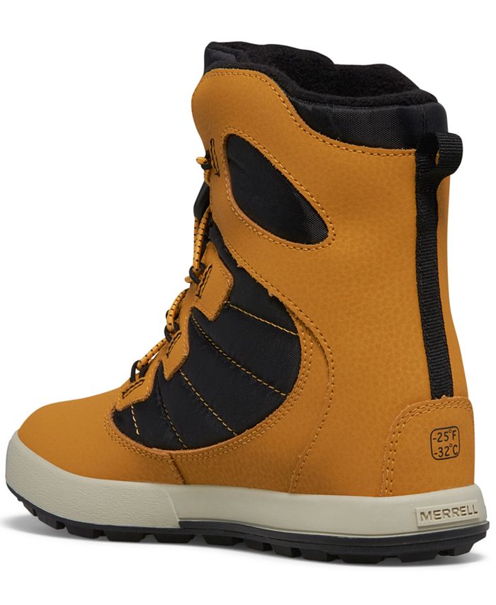 Merrell Big Kids Snow Bank 4.0 WaterResistant Boots from Finish Line