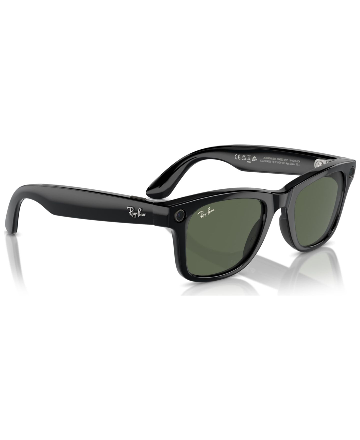 Очки Ray-Ban Meta Unisex AI GEN 1 Wayfarer Eyeglasses, 0RW4006, цвет: Чёрный — фото 2