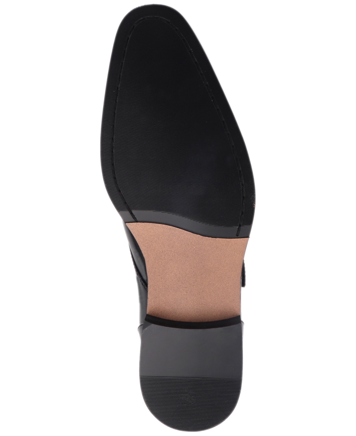 Shop Alfani Men's Elijah Single Monk Strap Shoe, Created For Macy's In Black