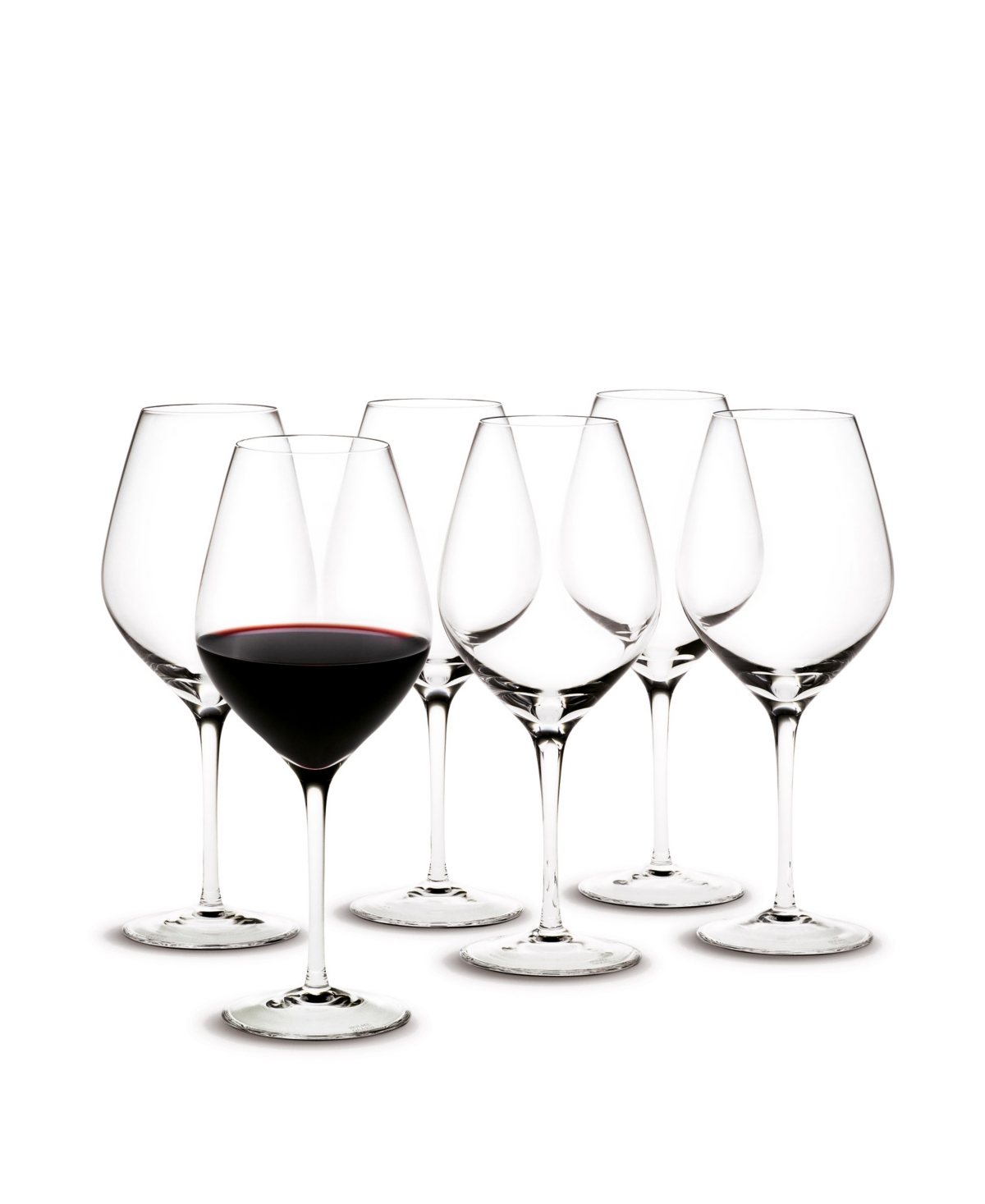 Rosendahl Cabernet Red Wine Glasses, Set Of 6 In Clear