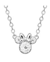 Minnie mouse silver necklace shop