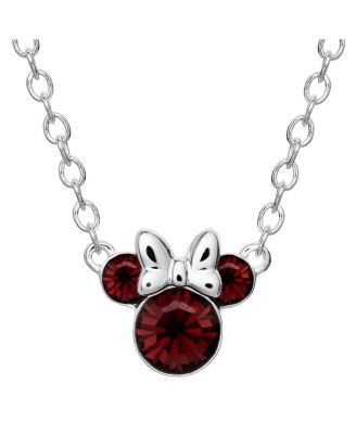 Minnie Mouse Birthstone Necklace