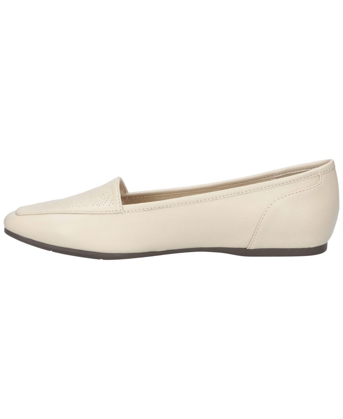 Easy Street Women's Thrill Perf Square Toe Flats