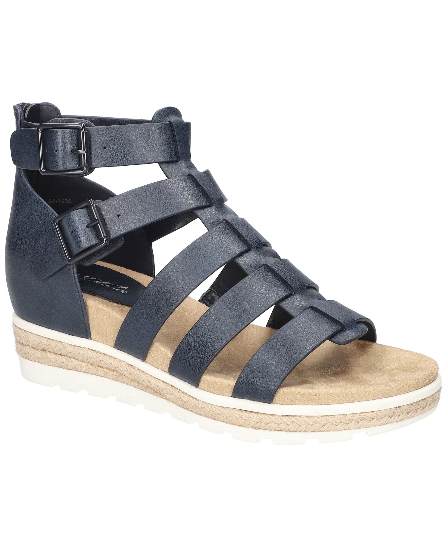 Women's Simone Zip Wedge Sandals