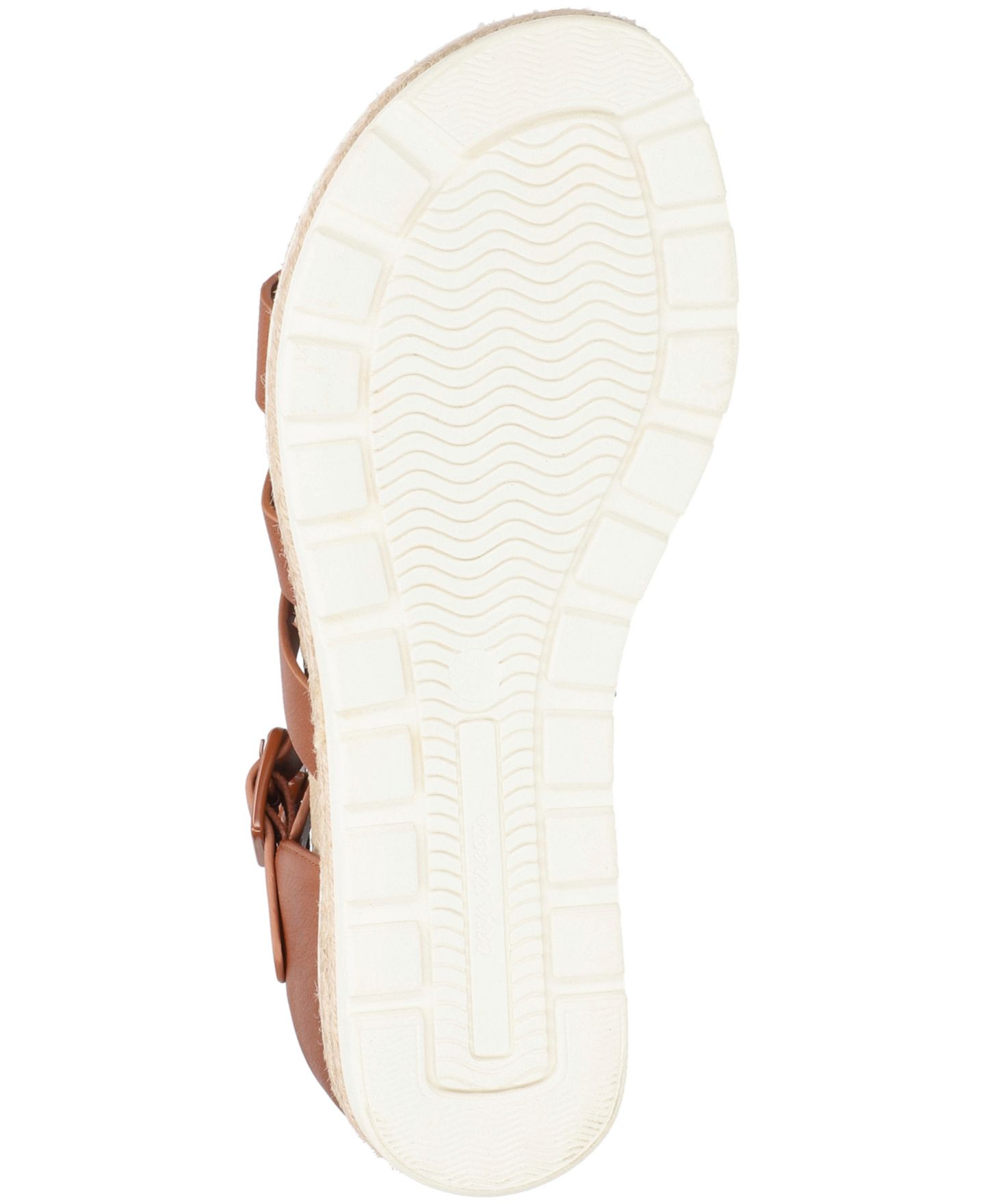 Женские сандалии Easy Street Simone Zip Wedge, цвет: Коньячный — фото 5