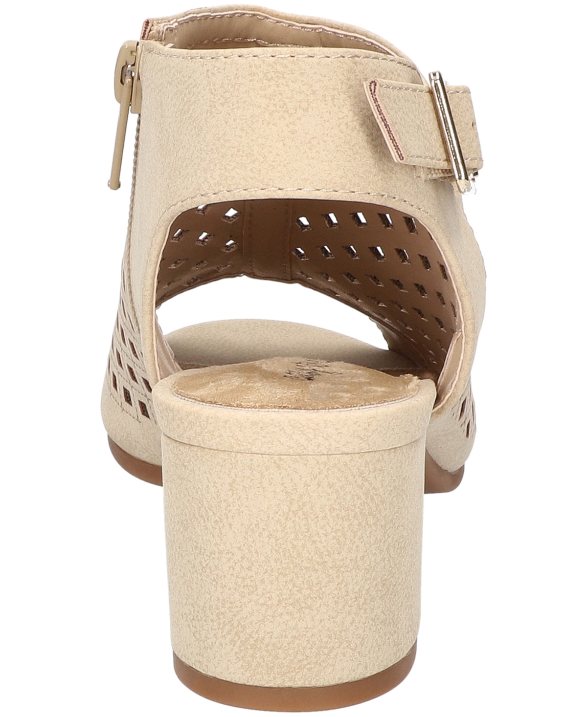 Easy Street Women's Belva Zip Dress Sandals