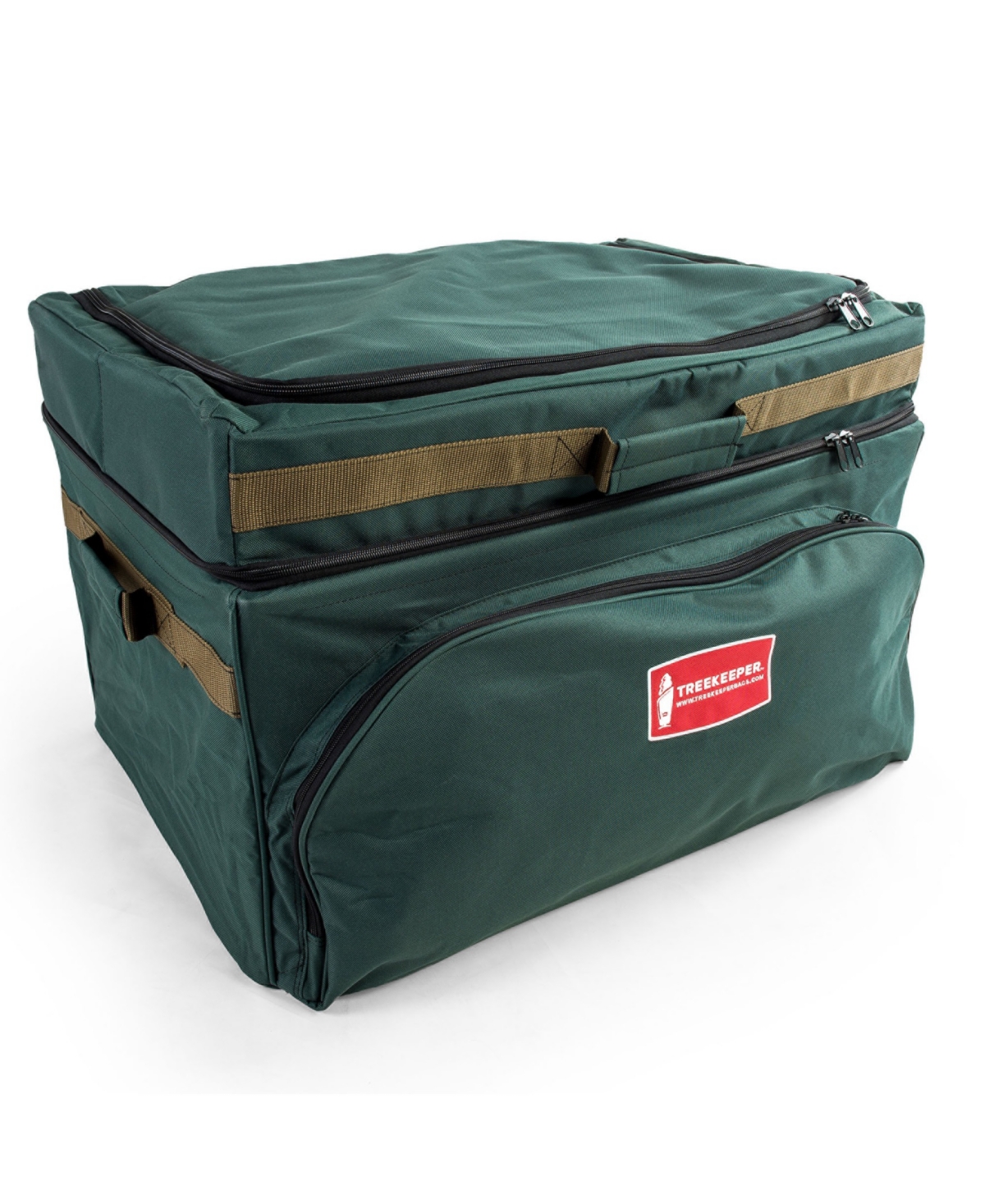 TreeKeeper Christmas Ornament Storage Box with Top Pocket