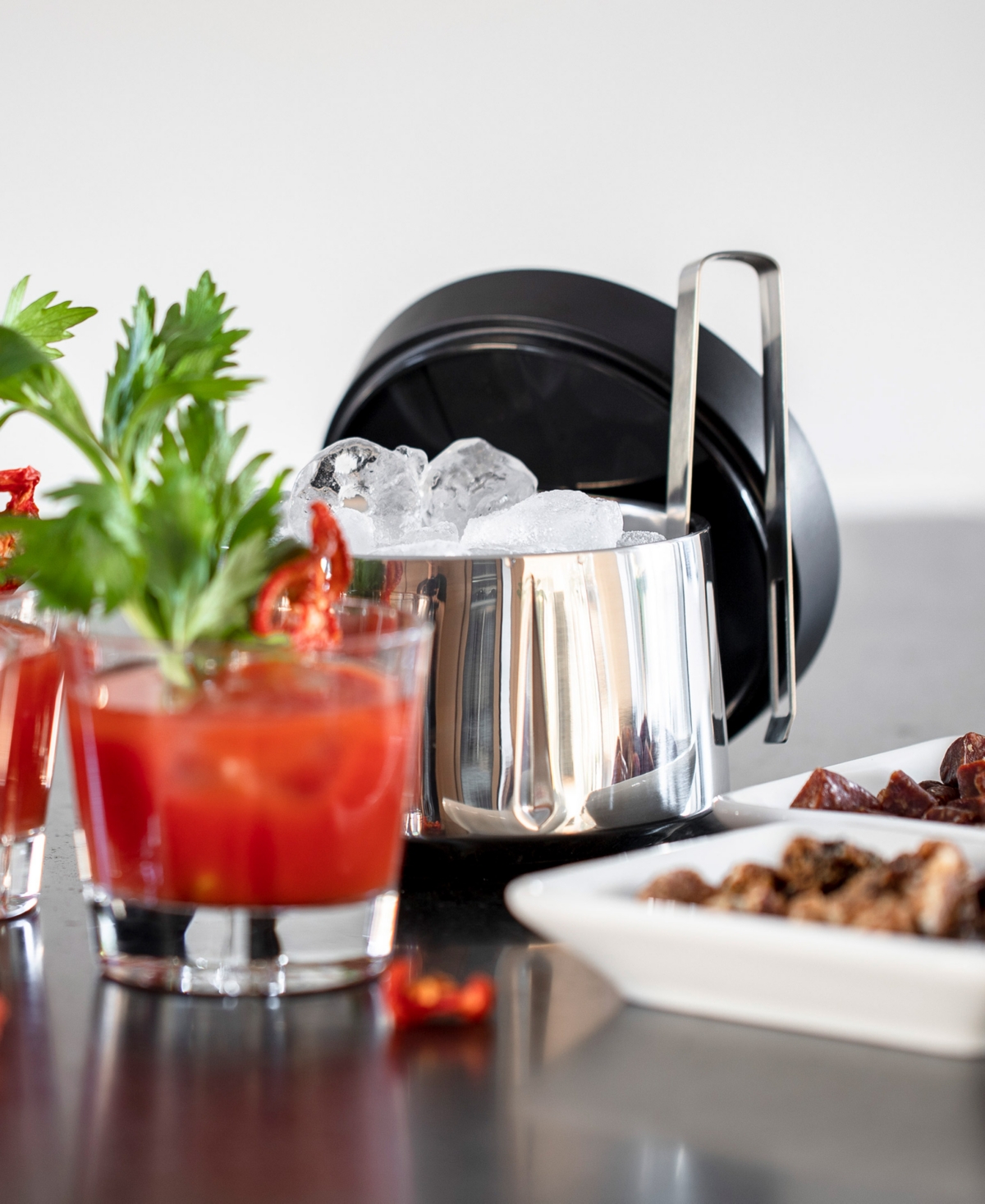 Rosendahl Stainless Steel Ice Bucket With Lid In Stainless Steel
