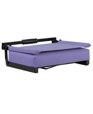 EMMA + OLIVER Set of 2 Aluminium   500 lb. Capacity, Ultra-Padded Seat, Lightweight Stadium Chair