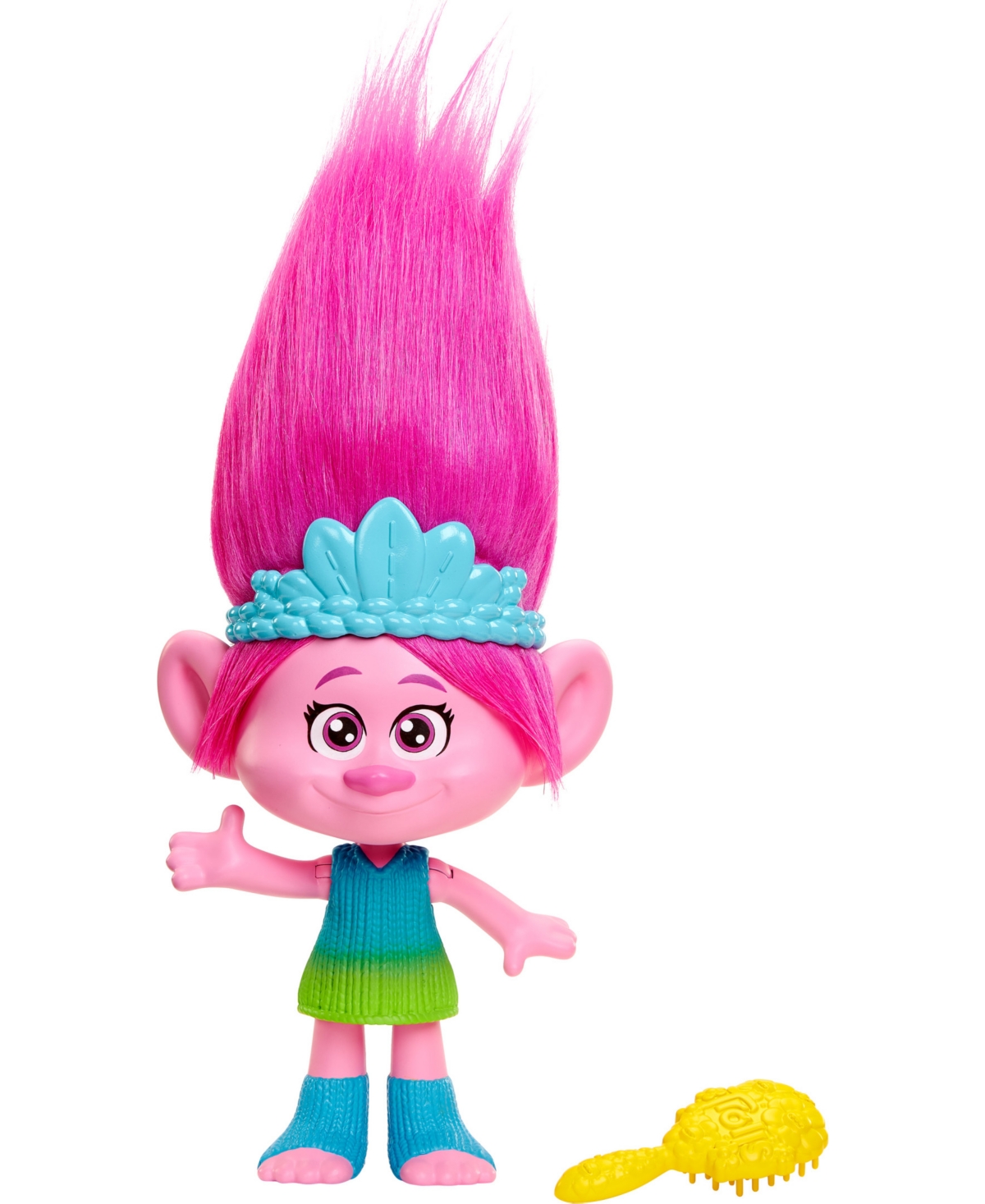 Trolls Kids' Dreamworks Band Together Rainbow Hairtunes Poppy Doll, Light Sound In Multi-color