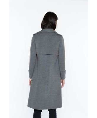 Women's Cashmere Wool Double-faced Overcoat
