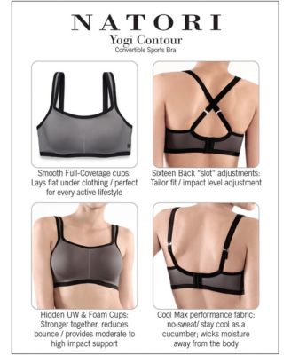 Women's Yogi Contour High Impact Convertible Sports Bra