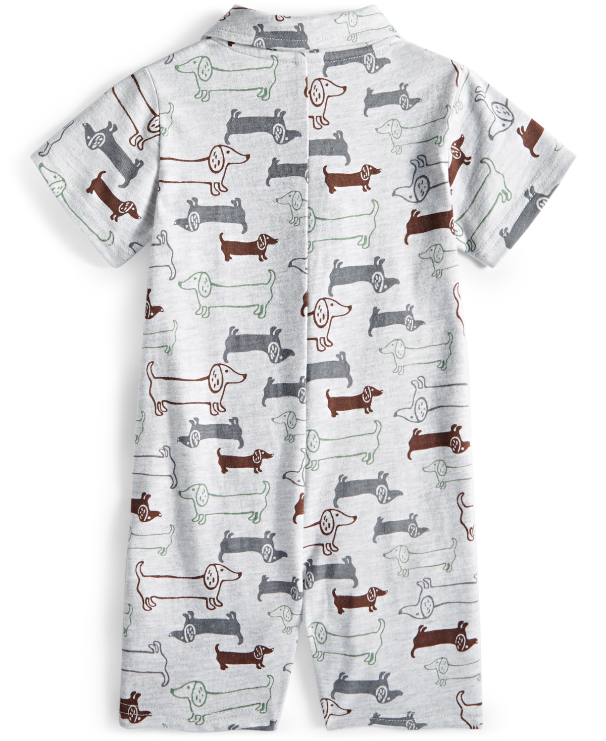 First Impressions Baby Boys Walking Dogs Printed Sunsuit, Created for Macy's