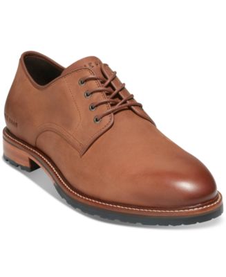 Cole Haan Men's Berkshire Lug Plain Toe Dress Shoes - Macy's