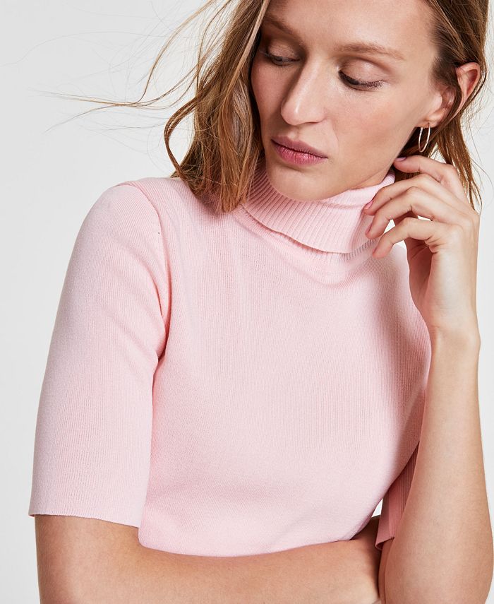 Anne Klein Women's HalfSleeve Turtleneck Sweater Macy's