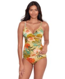 Buy YKJATS Women Tankini Bathing Suit Women Loose Print Bikini Set Push Up  Bathing Fashion Swimwear High Bathing Swimwear (Large, Blue) at