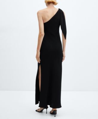mango asymmetric bow dress MANGO Asymmetric Bow Dress