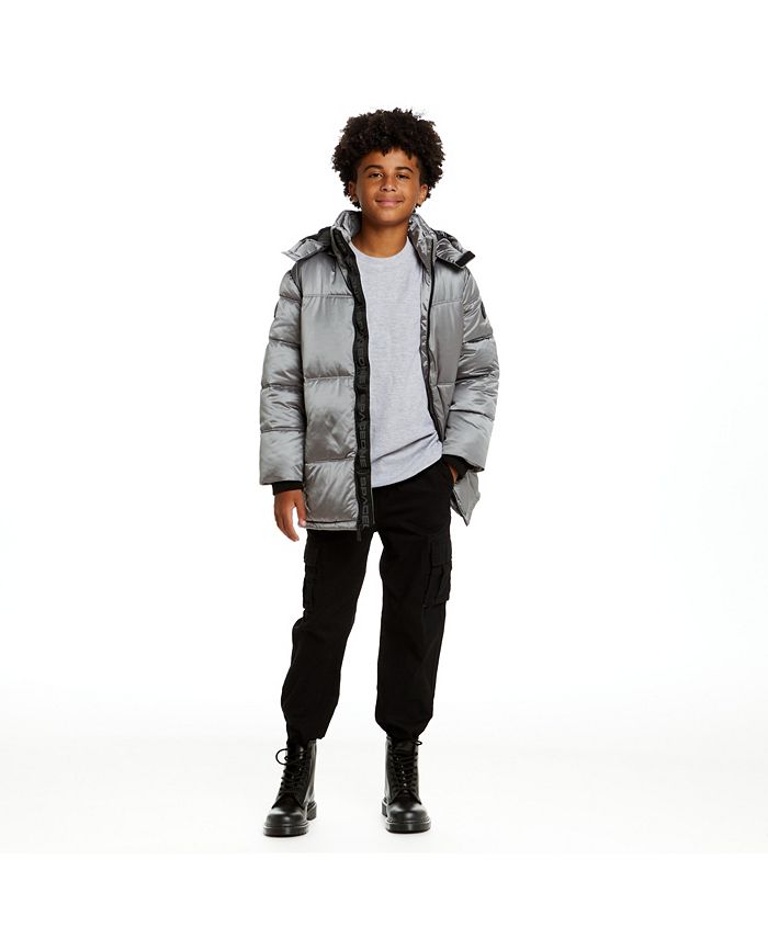 Space One Little Boys Galactic Puffer Jacket - Macy's