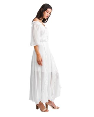 Women's Amour Ruffled Midi Dress