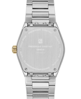 Women's Swiss Highlife Diamond (1/20 ct. t.w.) Two-Tone Stainless Steel Bracelet Watch 31mm