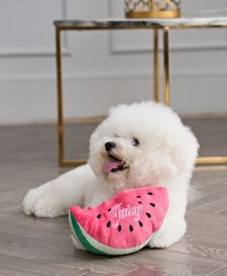 Juicy Couture Plush Watermelon Squeaky Pet Toy
