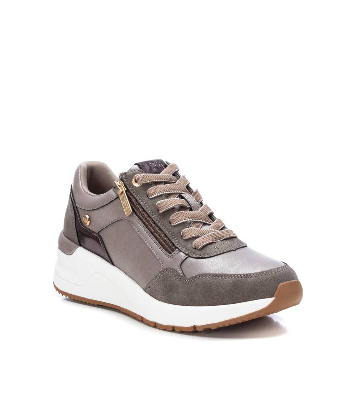 Women's Wedge Sneakers By Xti -copper
