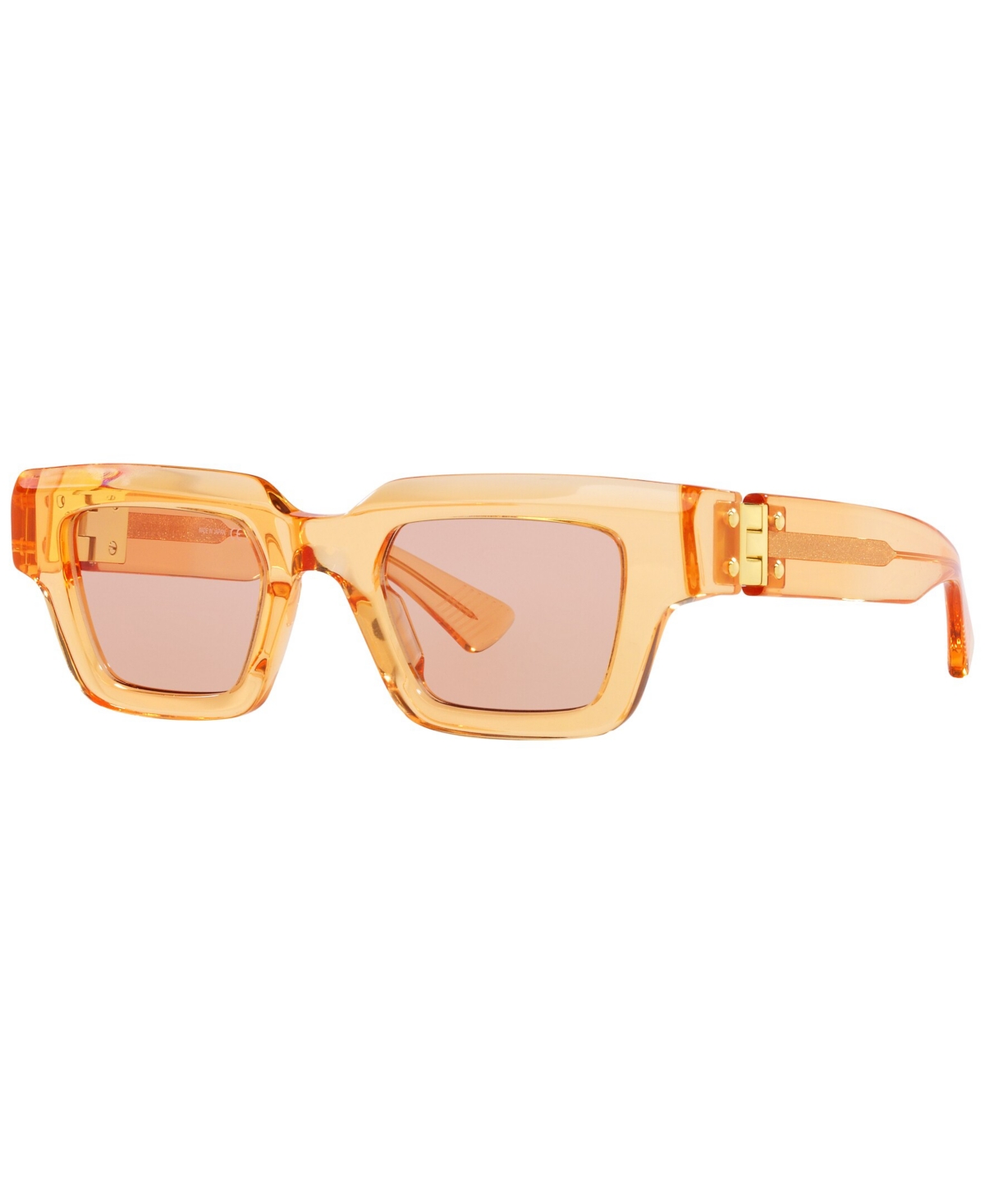 Shop Bottega Veneta Unisex Bv1230s Sunglasses In Orange