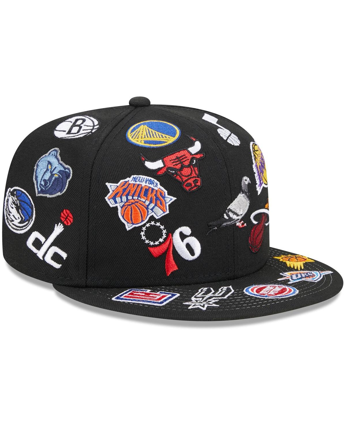 Staple Men's New Era Black Nba X  59fifty Fitted Hat