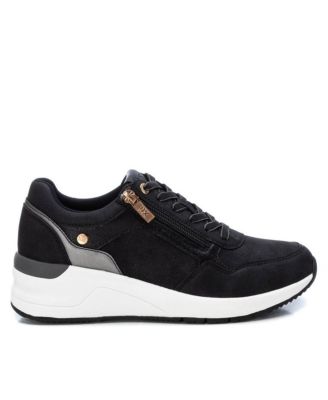 XTI Damen Sneaker Mit Geflochtenem Design & Metall-Optik – Vegan, Bequem & Stylisch Für Jeden Tag