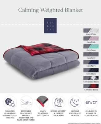 Reversible Anti-Anxiety 15lb Weighted Blanket