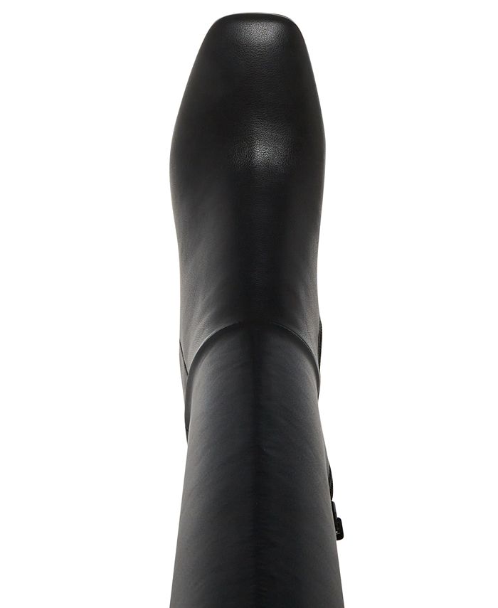 Steve Madden Women's Lizah Knee-High Block-Heel Dress Boots - Macy's