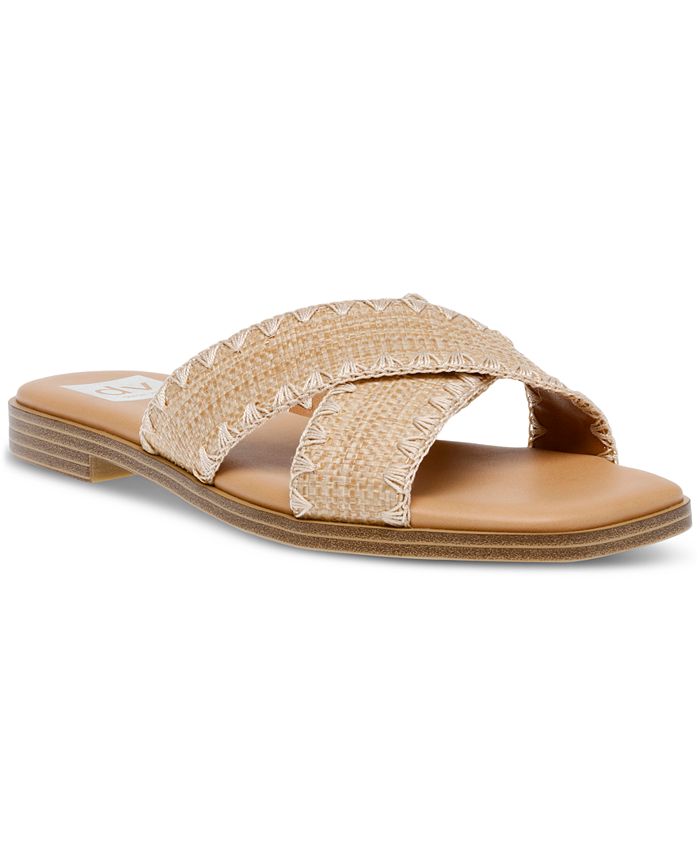 Macys womens slide sandals discount