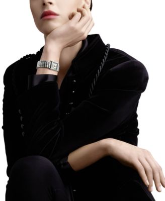 Women's Swiss Mini DolceVita Diamond (1/2 ct. t.w.) Stainless Steel Bracelet Watch 22x29mm