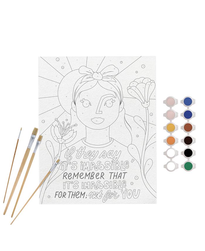 Kids Crafts Nothing is Impossible Paint by Number Craft Kit Macy's