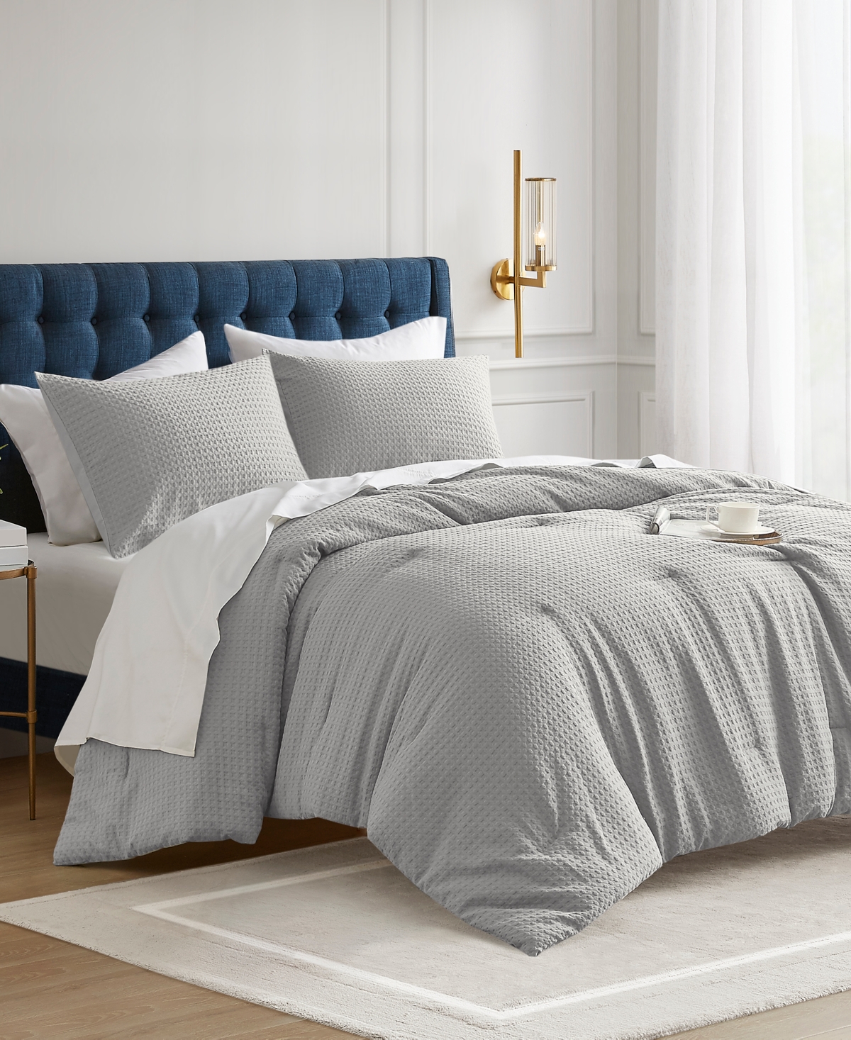 510 Design Mina Waffle Textured -Pc. Comforter Set