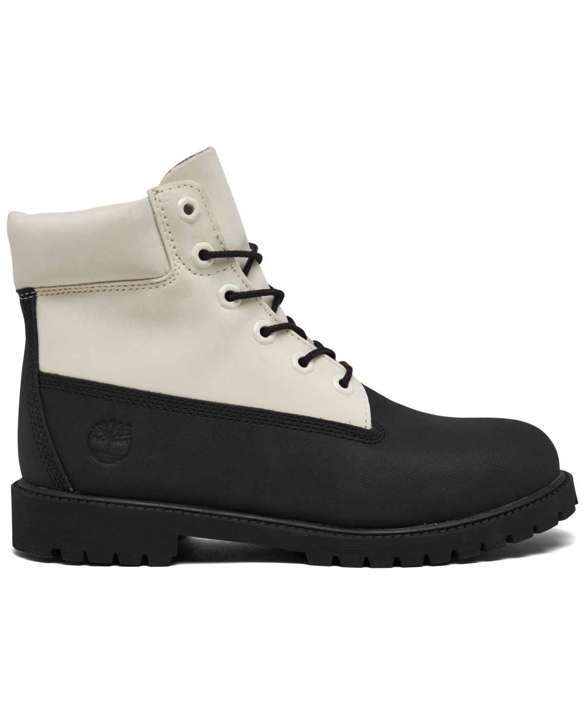 Shop Timberland Big Kids 6" Premium Water-resistant Boots From Finish Line In White,black