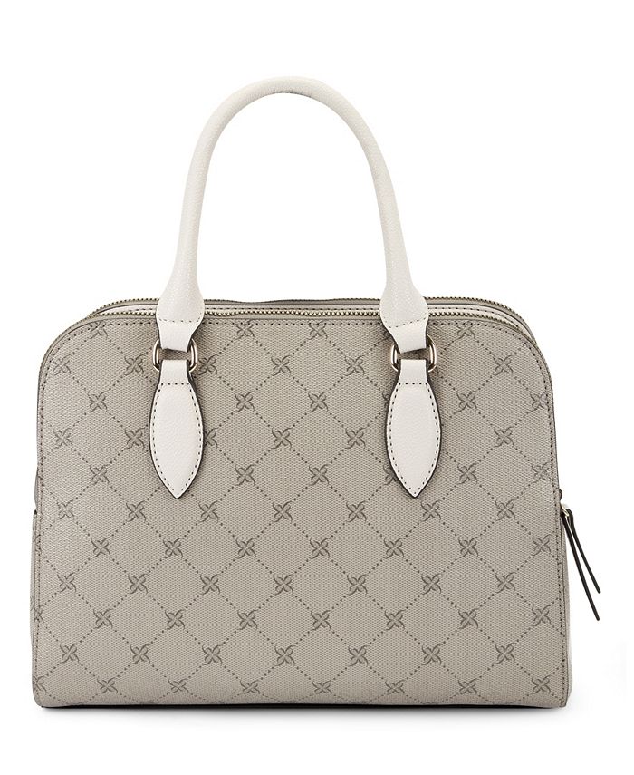 Nine West Lilah Satchel Bag - PVC Shoulder Bag With Dual Carry Handles & Removable Strap, Magnetic Closure - View #12