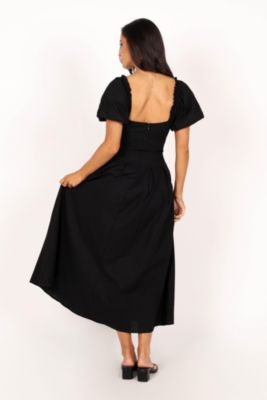 Maria Puff Sleeve Midi Dresses