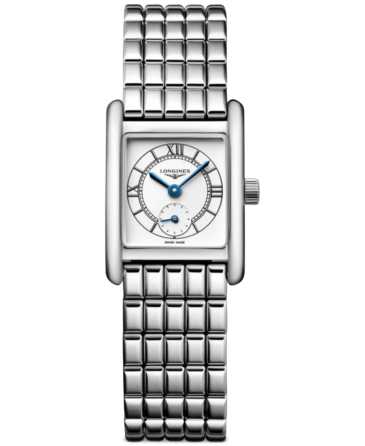 Longines Women's Swiss Mini Dolcevita Stainless Steel Bracelet Watch 22x29mm