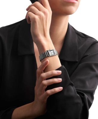 Women's Swiss Mini DolceVita Diamond (1/2 ct. t.w.) Stainless Steel Bracelet Watch 22x29mm