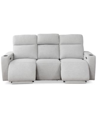 Greymel 84"  Zero Gravity Fabric Sofa with Power Headrests, Created for Macy's