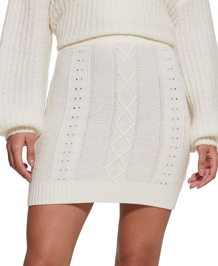 Jumper skirt on sale cream