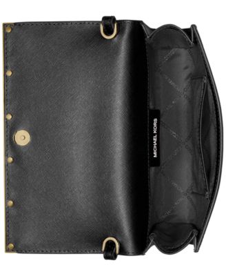 Mona East West Large Leather Clutch