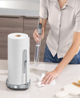 Tension Arm Kitchen Paper Towel Holder with Spray