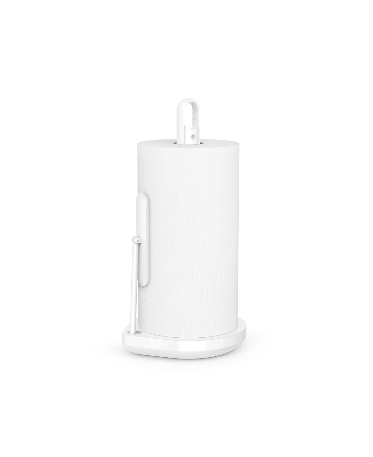 Paper Towel Pump - White Stainless Steel